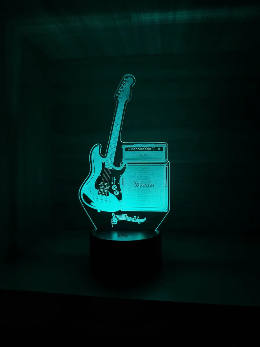 Lámpara LED Guitarra Eléctrica