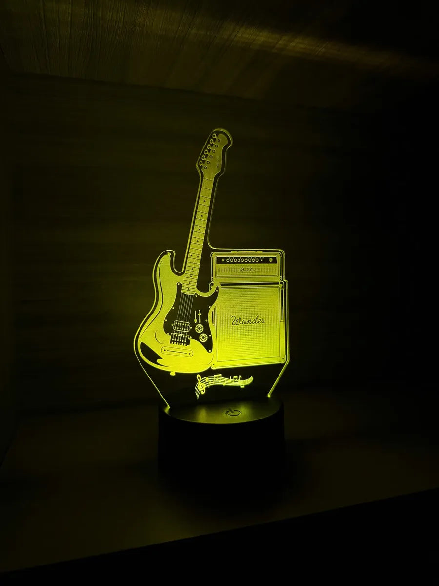 Lámpara LED Guitarra Eléctrica