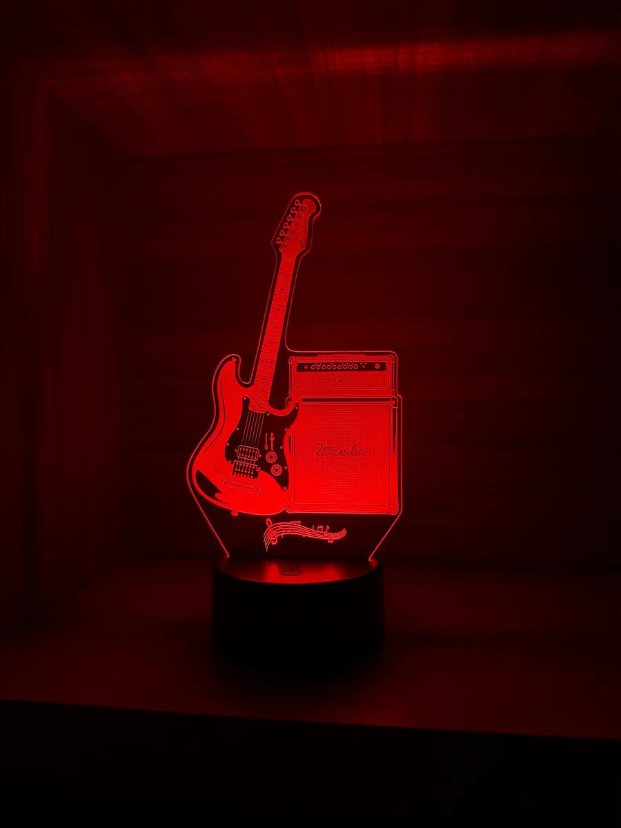 Lámpara LED Guitarra Eléctrica