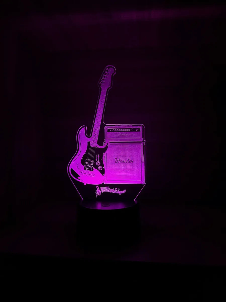 Lámpara LED Guitarra Eléctrica