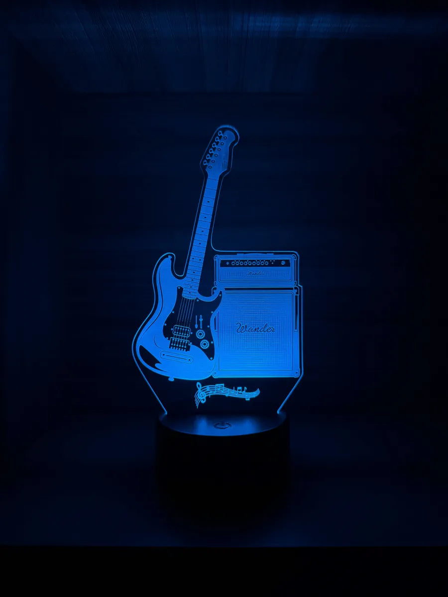 Lámpara LED Guitarra Eléctrica
