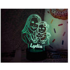 Lámpara LED Personalizada (Estilo a Trazos)