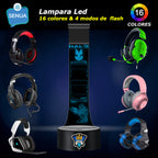 Lámpara soporte audifonos gamer Modelo Halo