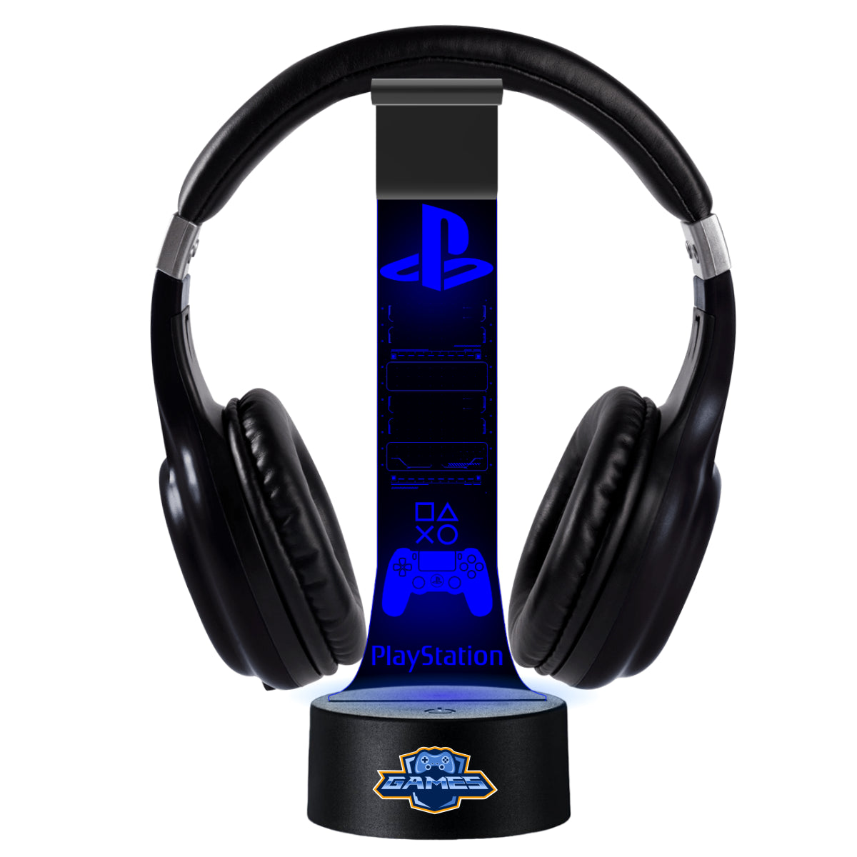 Lámpara soporte audifonos gamer Modelo Play Station