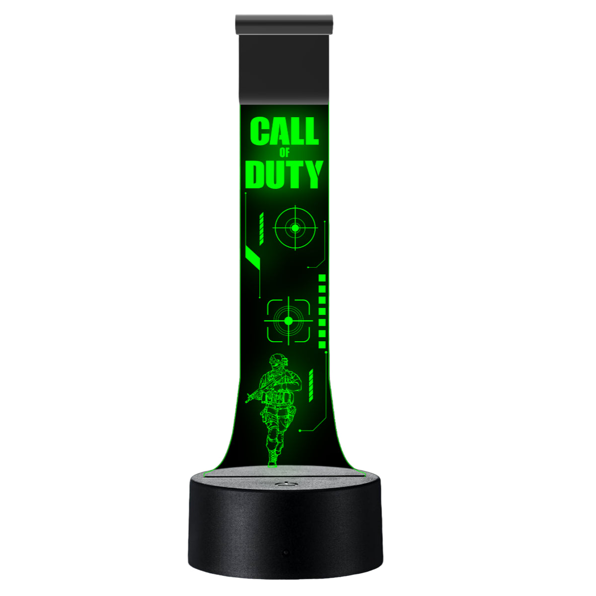 Lámpara soporte audifonos gamer Modelo Call Of Duty
