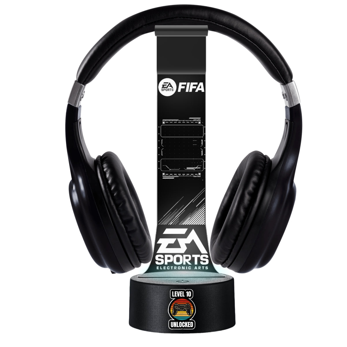 Lámpara soporte audifonos gamer Modelo FIFA