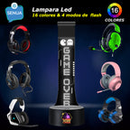 Lámpara soporte audifonos gamer Modelo PacMan Game Over