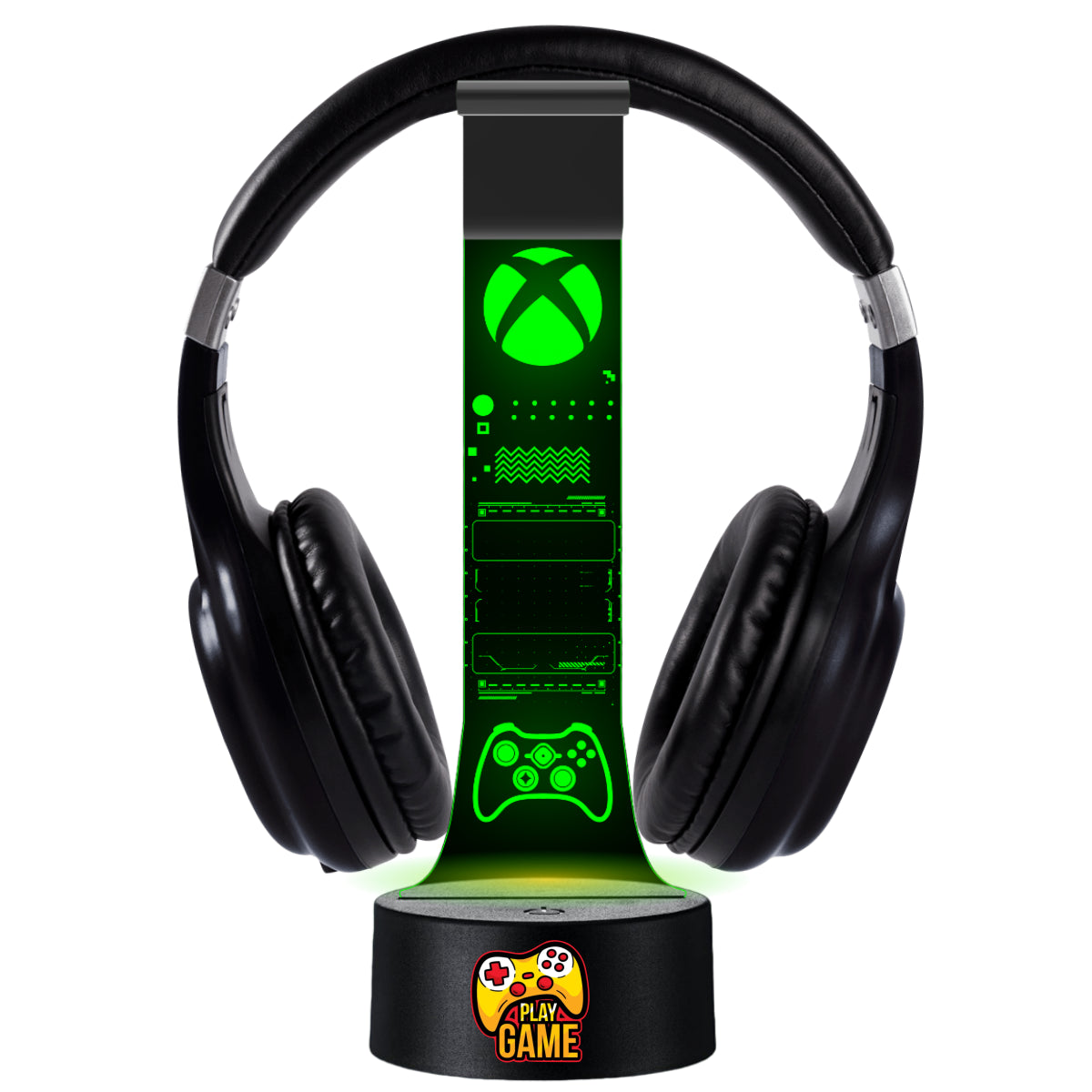 Lámpara soporte audifonos gamer Modelo Xbox