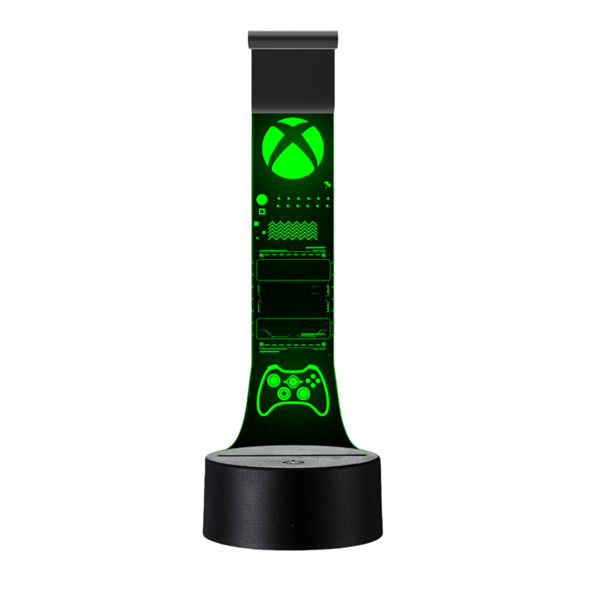 Lámpara soporte audifonos gamer Modelo Xbox
