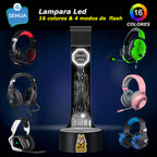 Lámpara soporte audifonos gamer Modelo Gamer Zone Electronica