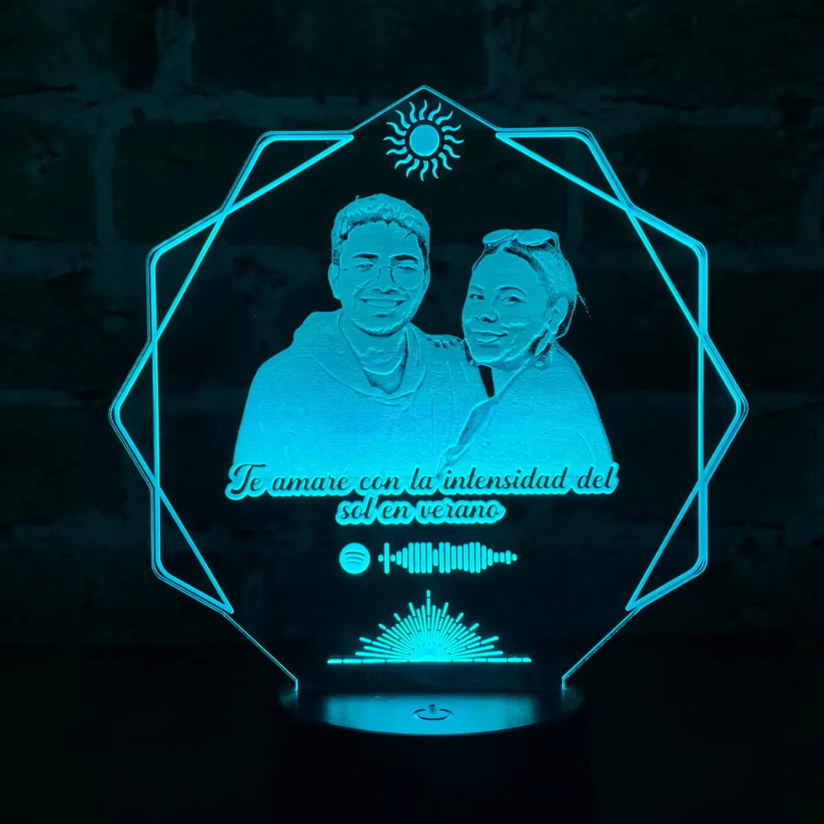Lámpara LED Personalizada (Estilo fotográfico)