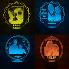 Lámpara LED Personalizada (Estilo fotográfico)