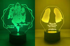 Lámpara LED Personalizada (Estilo fotográfico)