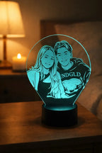 Lámpara LED Personalizada (Estilo Caricatura)