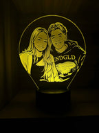 Lámpara LED Personalizada (Estilo Caricatura)