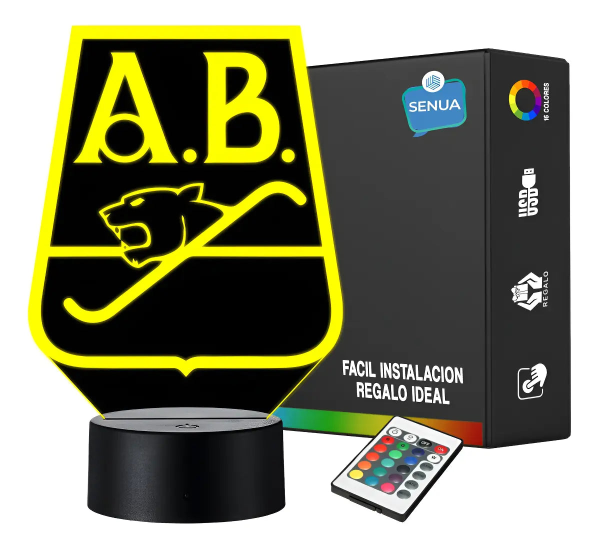 Lámpara LED Atlético Bucaramanga