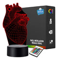 Lámpara LED Corazon 3D Modelo 1