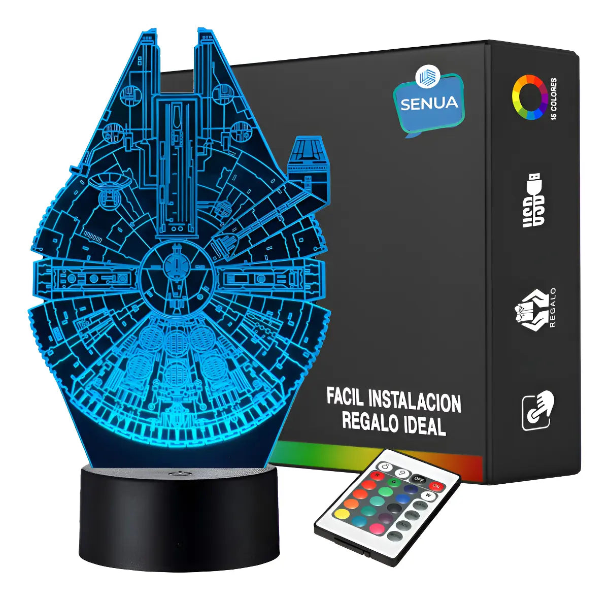 Lámpara LED Halcón Milenario