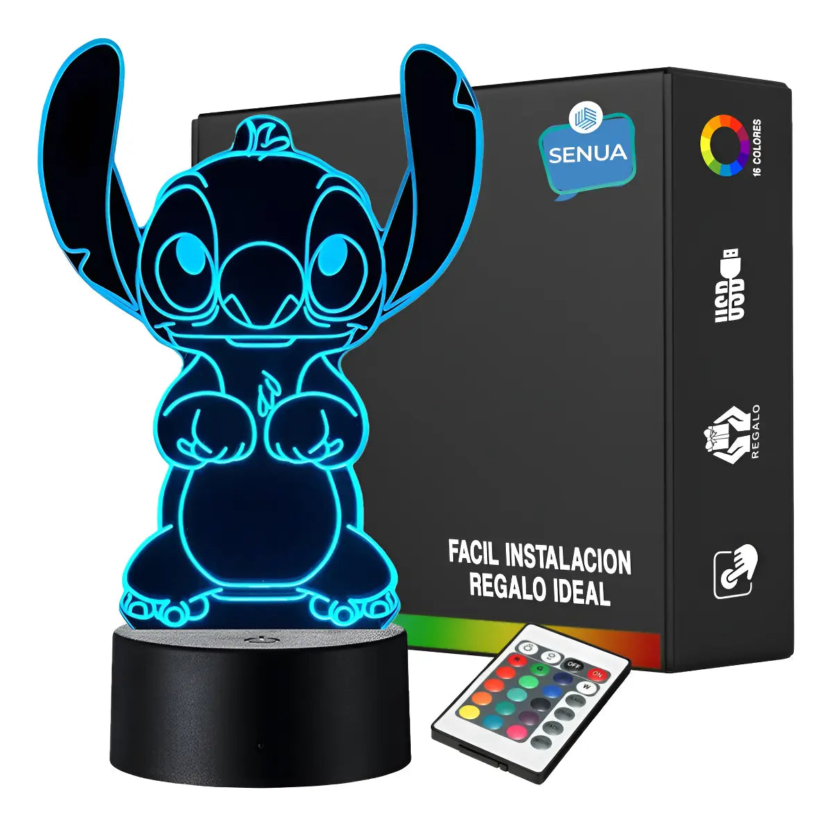 Lámpara LED Lilo y Stich (Modelo 1)