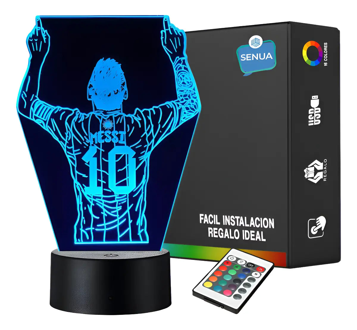 Lámpara LED Messi (manos arriba)