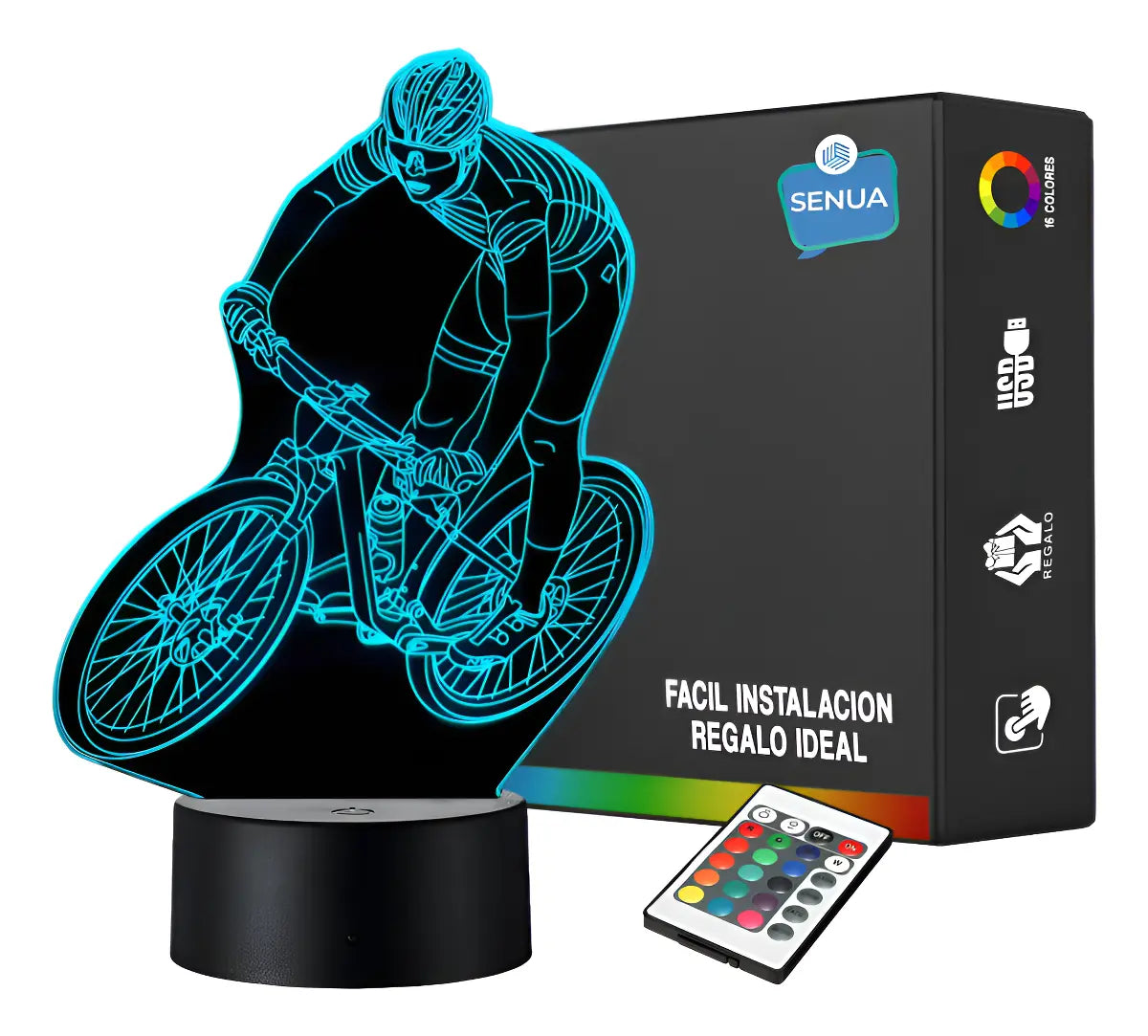 Lámpara LED Ciclista de Montaña
