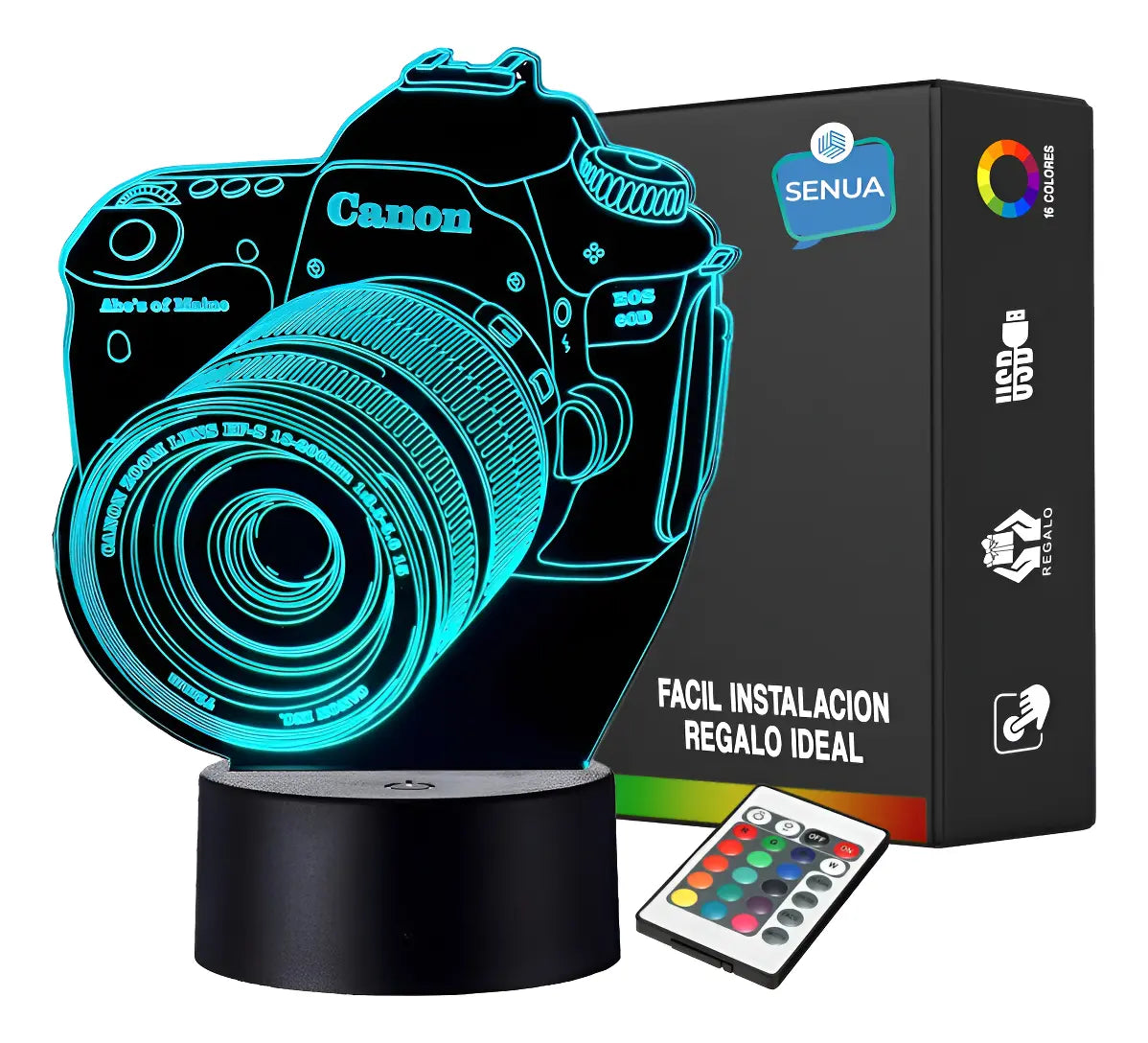 Lámpara LED Cámara Profesional Canon