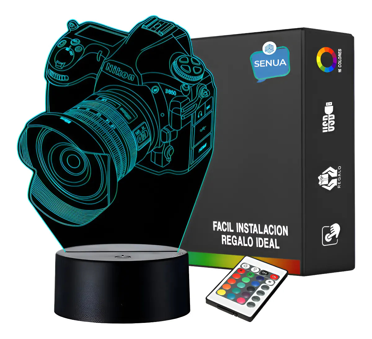 Lámpara LED Cámara Profesional Nikon