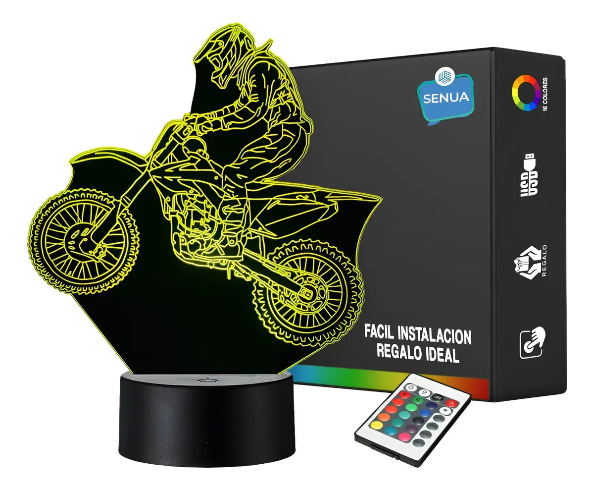 Lámpara LED Motocross Bike