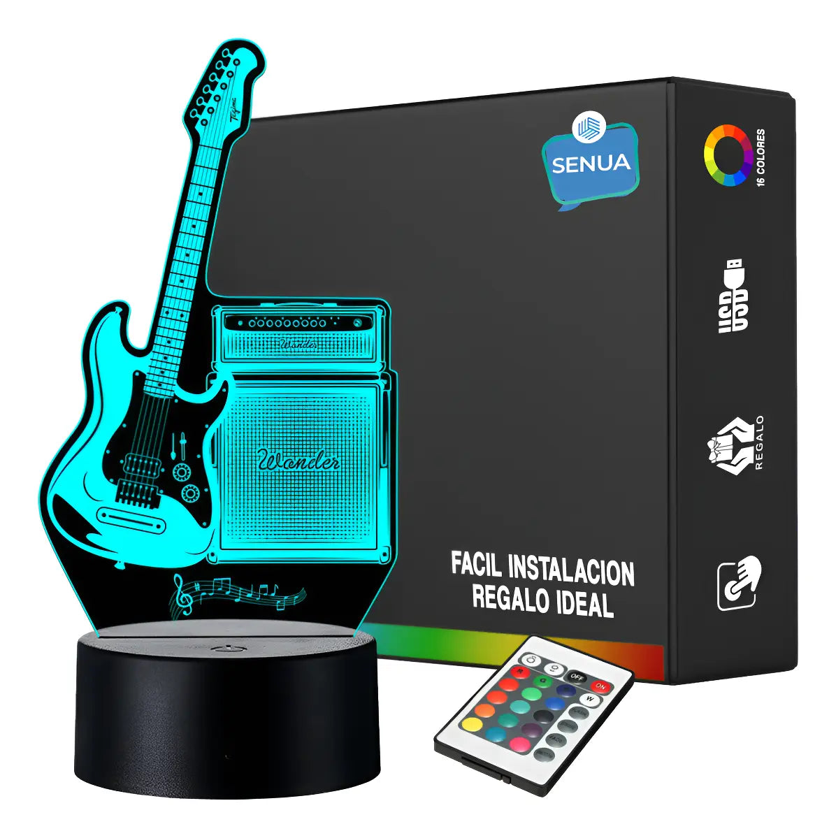 Lámpara LED Guitarra Eléctrica