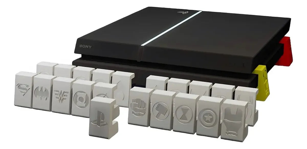 Soporte Base para PS4 (Slim, Fat y Pro) – Diseños de Superhéroes