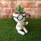 Matera Decorativa Tomando café